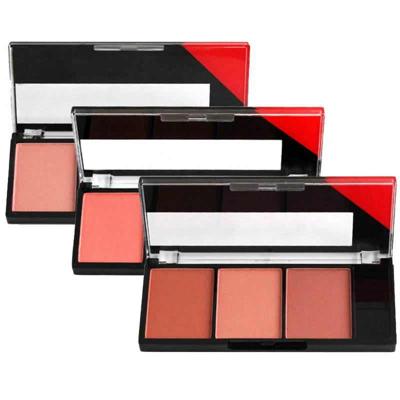 Face Blush Palette Combination Plate Natural Powder Rouge Women Makeup Brightening Lasting Durable Colors Blush Pigment Cosmetic