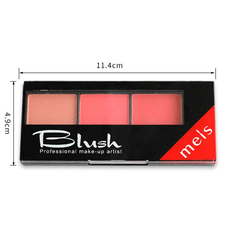 Face Blush Palette Combination Plate Natural Powder Rouge Women Makeup Brightening Lasting Durable Colors Blush Pigment Cosmetic