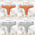 3Pcs S-3XL Women Thongs Cotton Panties Plus Zise Underwear Sexy G-String Low Waist Briefs Underpants Comfortable Lingerie Tangas