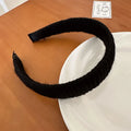 1Pcs Fashion Korean Autumn And Winter Plush Headband Elegant Soft Hair Bands High-Quality Simple Retro For Girl Hair Accessories