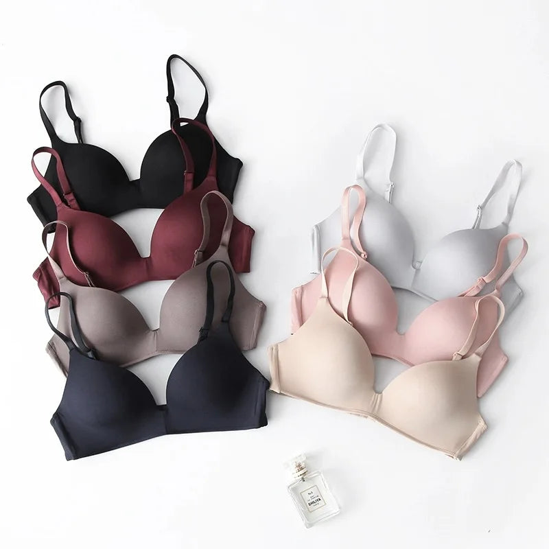 Seamless Bras for Women No Wire Push Up Bralette Adjustable Straps Soft Underwear Female Sexy Lingerie Breathable Intimates Bras