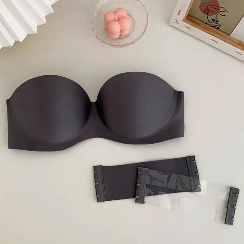 Sexy Strapless Bras Women Wireless Bralette Invisible Soft Female Underwear Ladies Seamless Bras Lady Bra With 2pcs Straps