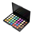 Eye Makeup Nudes Palette 40 Color Matte Eyeshadow Glitter Powder Eye Shadows Brush Set Stamps Pigment