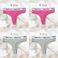 3Pcs S-3XL Women Thongs Cotton Panties Plus Zise Underwear Sexy G-String Low Waist Briefs Underpants Comfortable Lingerie Tangas