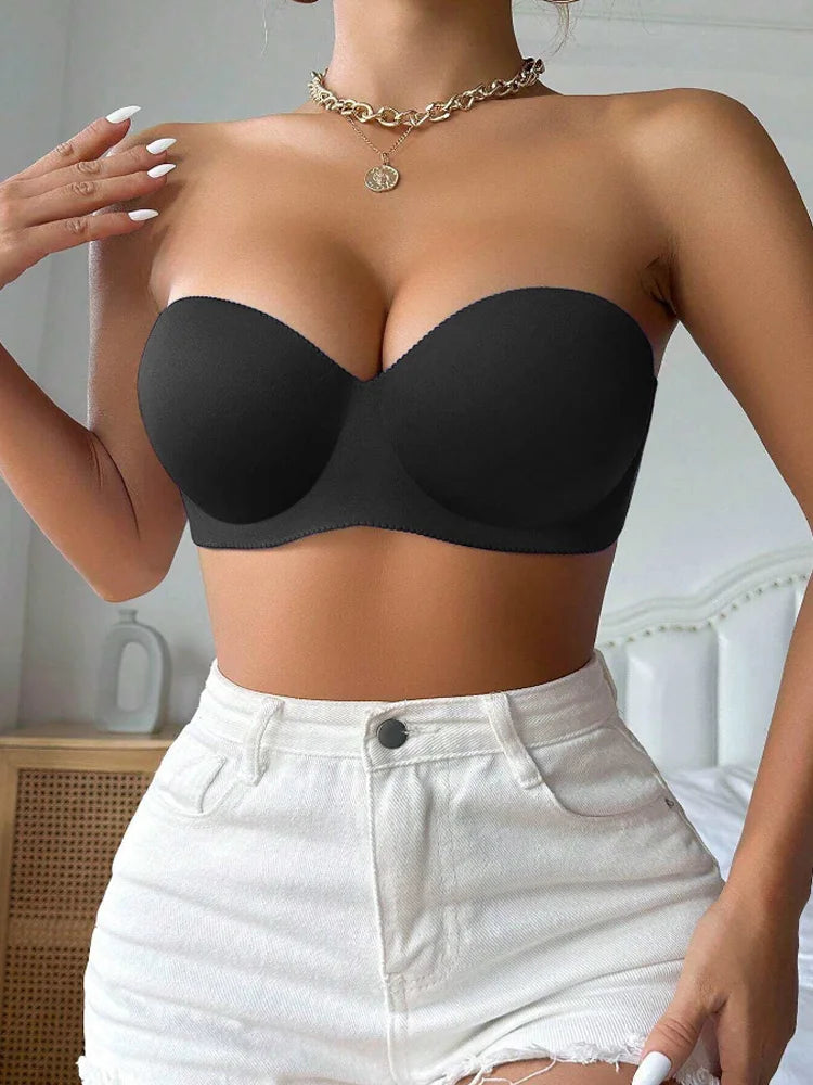 Sexy Strapless Bras Women Wireless Bralette Invisible Soft Female Underwear Ladies Seamless Bras Lady Bra With 2pcs Straps