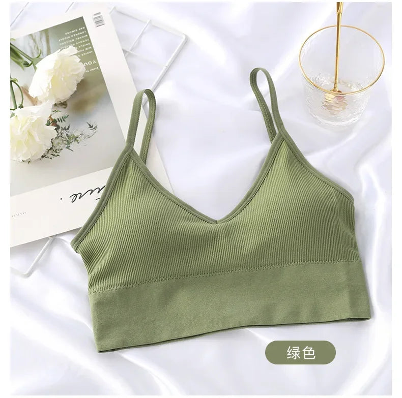 Sports Bra 2023 Women Fitness Top Seamless Yoga Bra Black White Running Yoga Gym Crop Top Women Push Up Sport Bra Top