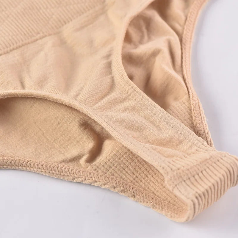 High Waist Tummy Control Panties Women Thong Panty Shaper Slimming Underwear Butt Lifter Belly Shaping Cincher Brief Body Shaper