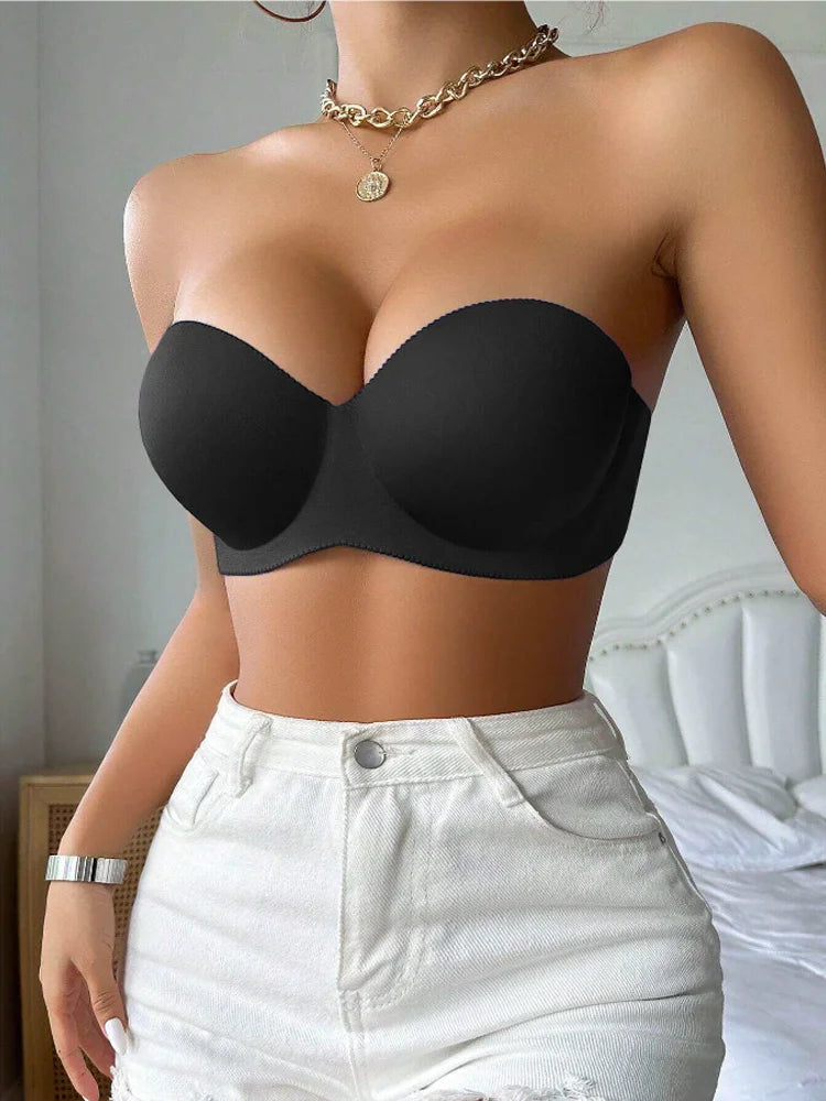 Sexy Strapless Bras Women Wireless Bralette Invisible Soft Female Underwear Ladies Seamless Bras Lady Bra With 2pcs Straps